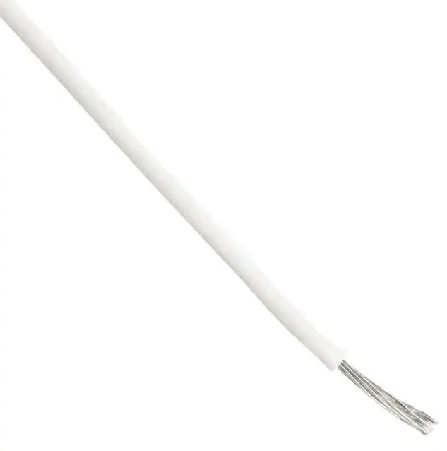 Alpha Wire 1852-WHITE White 28 Awg Wire PVC White 1000'